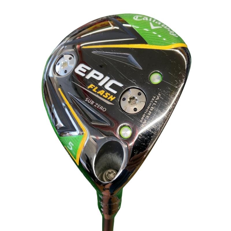 【中古】 キャロウェイ EPIC FLASH SUBZERO 5W フェアウェイウッド FW Tour AD SZ(フェアウェイ) (フレックスS) メンズ 男性用 右利き 右用 Cランク ゴルフクラブ|ゴルフパートナー 中古クラブ店