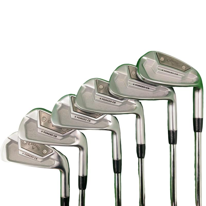 【中古】 キャロウェイ X FORGED CB(2021) 6S アイアン書き割り IR Dynamic Gold (フレックスS) メンズ 成人男性用 右利き 右用 C序列付ける ゴルフ野球クラブ