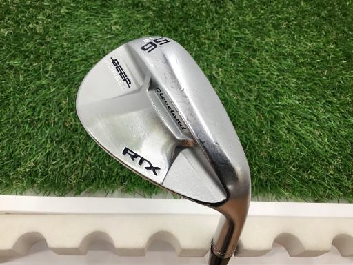 【中古】 クリーブランド Cleveland RTX DEEP FORGED 56°/12° MID ウェッジ WG Dynamic Gold (フレックスS) メンズ 男性用 右利き 右用 Dランク ゴルフクラブ