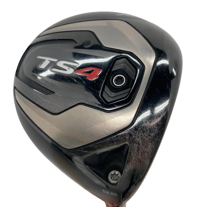【中古】 タイトリスト TS4  9.5° １番ウッド DR リシャフト (フレックス余分の物) メンズ 成人男性用 右利き 右用 C序列付ける ゴルフ野球クラブ
