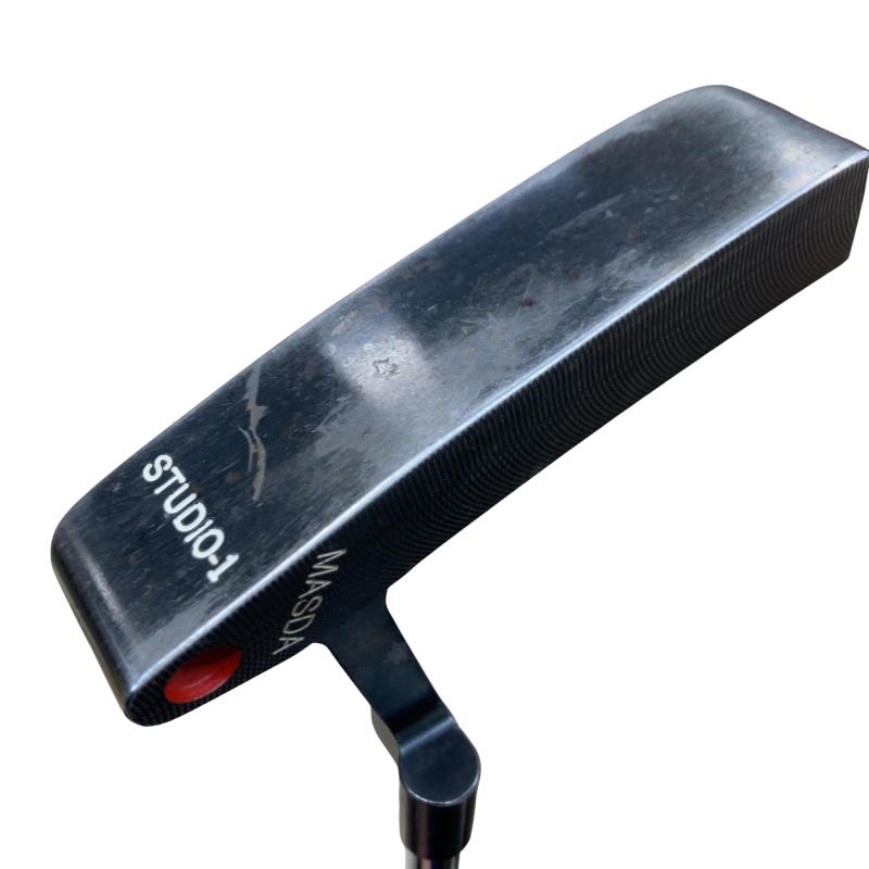 【中古】 MASDA MASDA STUDIO-1(レッドポイント) 34インチ パター PT スチール (フレックスその他) メンズ 男性用 右利き 右用 Cランク ゴルフクラブ｜ゴルフパートナー 中古クラブ店