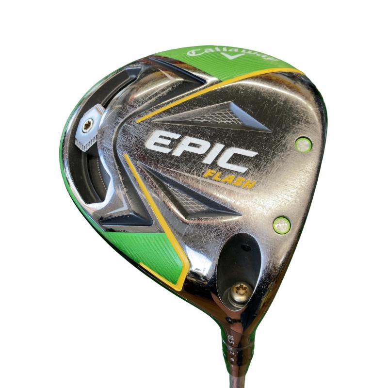 【中古】 キャロウェイ EPIC FLASH 10.5&deg; USA ドライバー DR PROJECT X Even Flow Green 55 (フレックスR) メンズ 男性用 右利き 右用 Cランク ゴルフクラブ｜ゴルフパートナー 中古クラブ店