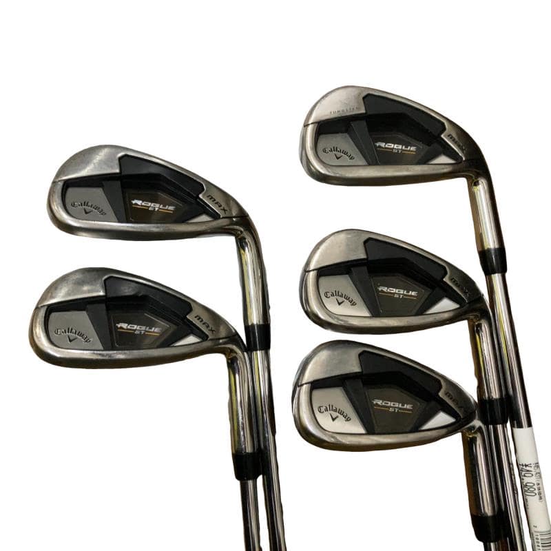 【中古】 キャロウェイ ROGUE ST MAX 5S アイアンセット IR Dynamic Gold 95 (フレックスS) メンズ 男性用 右利き 右用 Cランク ゴルフクラブ|ゴルフパートナー 中古クラブ店