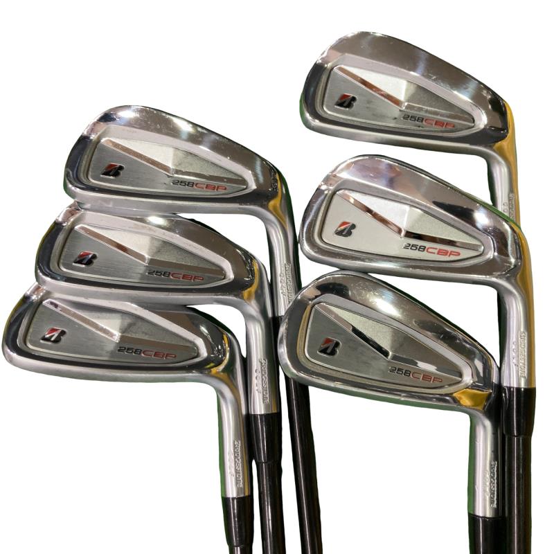 【中古】 ブリヂストン BRIDGESTONE 258CBP 6S アイアンセット IR 純正特注シャフト (フレックスS) メンズ 男性用 右利き 右用 Cランク ゴルフクラブ｜ゴルフパートナー 中古クラブ店