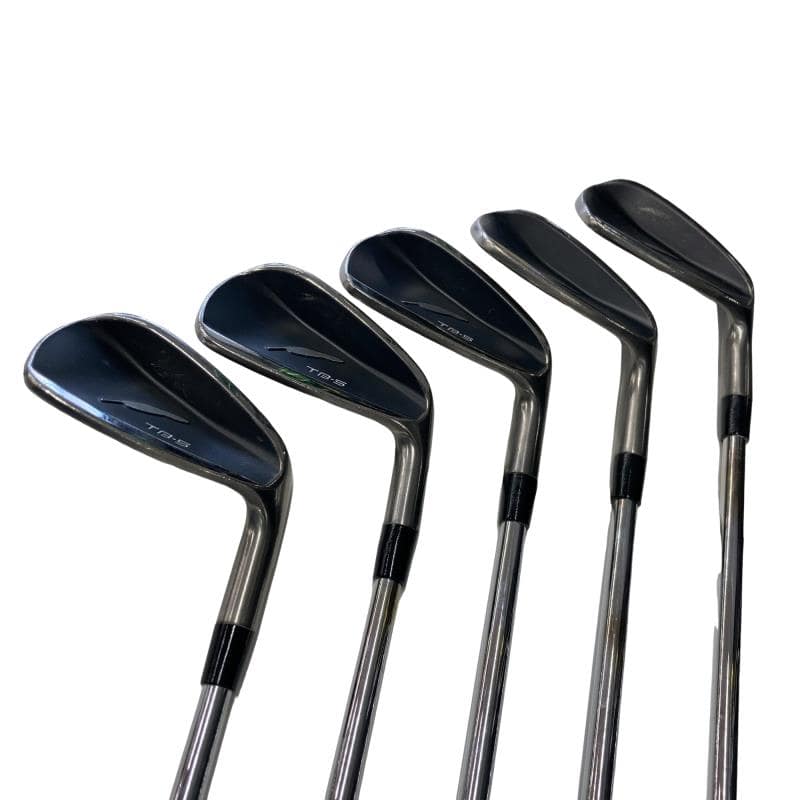 【中古】 フォーティーン TB-5 FORGED ライトブラック 5S アイアンセット IR リシャフト (フレックスその他) メンズ 男性用 右利き 右用 Dランク ゴルフクラブ