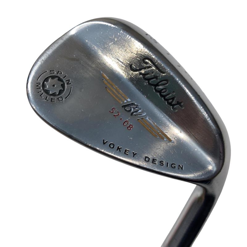 【中古】 タイトリスト VOKEY SPIN MILLED(2009) 52°/08° ウェッジ WG Dynamic Gold (フレックスS) メンズ 男性用 右利き 右用 Dランク ゴルフクラブ