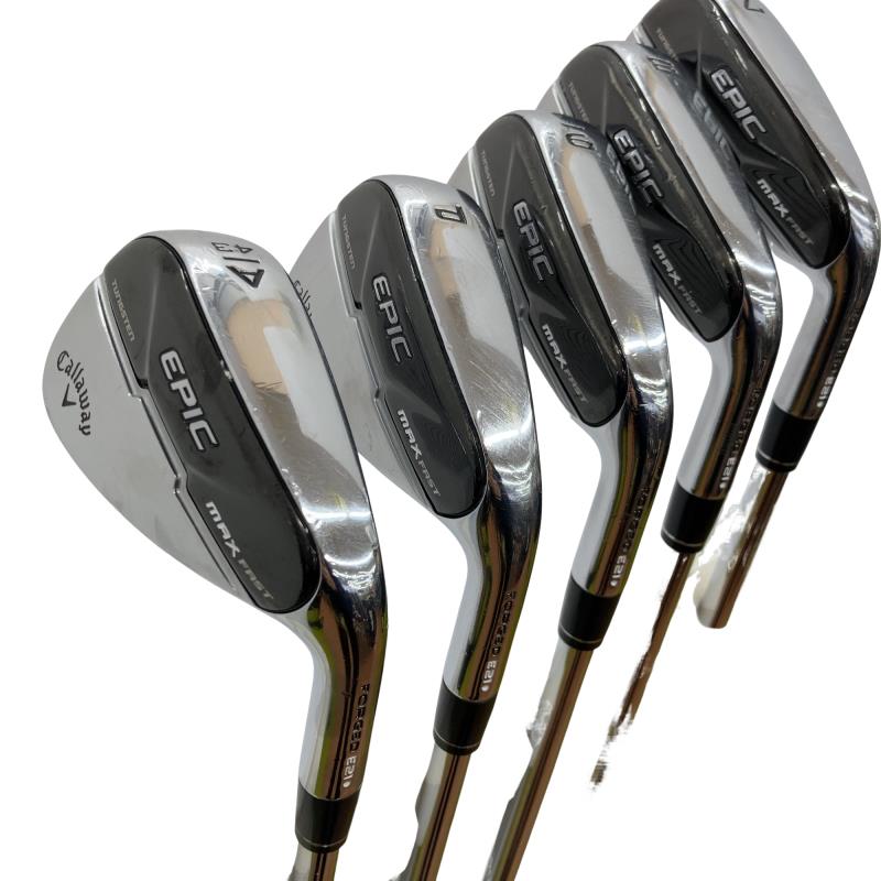 【中古】 キャロウェイ EPIC MAX FAST 5S アイアン仕掛ける IR NS PRO ZELOS 7 (フレックスS) メンズ 成人男性用 右利き 右用 C序列付ける ゴルフ野球クラブ