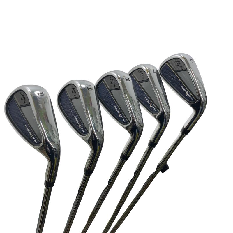 【中古】 キャロウェイ PARADYM 5S アイアンセット IR NS PRO ZELOS 7 (フレックスS) メンズ 男性用 右利き 右用 Cランク ゴルフクラブ