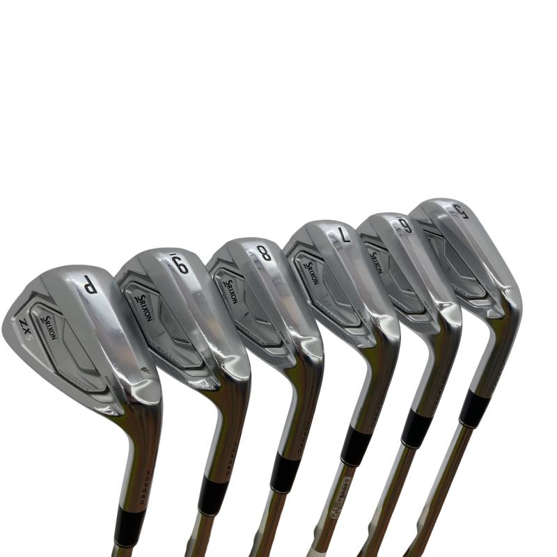【中古】 ダンロップ SRIXON ZX5 Mk II 6S アイアンセット IR NS PRO MODUS3 TOUR105 D.S.T (フレックスS) メンズ 男性用 右利き 右用 Cランク ゴルフクラブ
