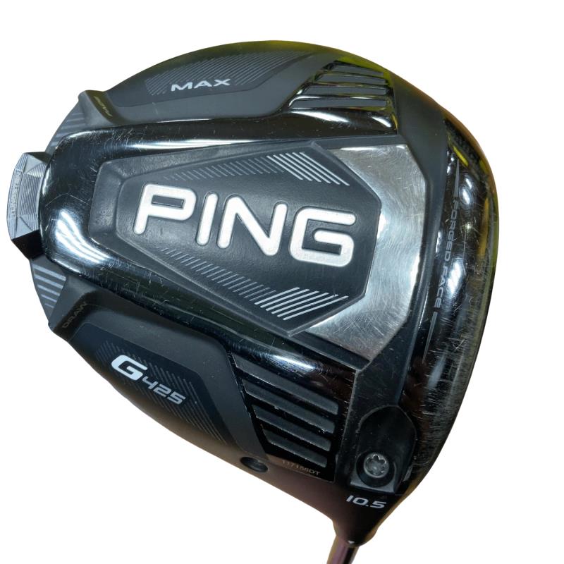 【中古】 ピン G425 MAX 10.5° ドライバー DR 純正特注シャフト (フレックスX) メンズ 男性用 右利き 右用 Cランク ゴルフクラブ