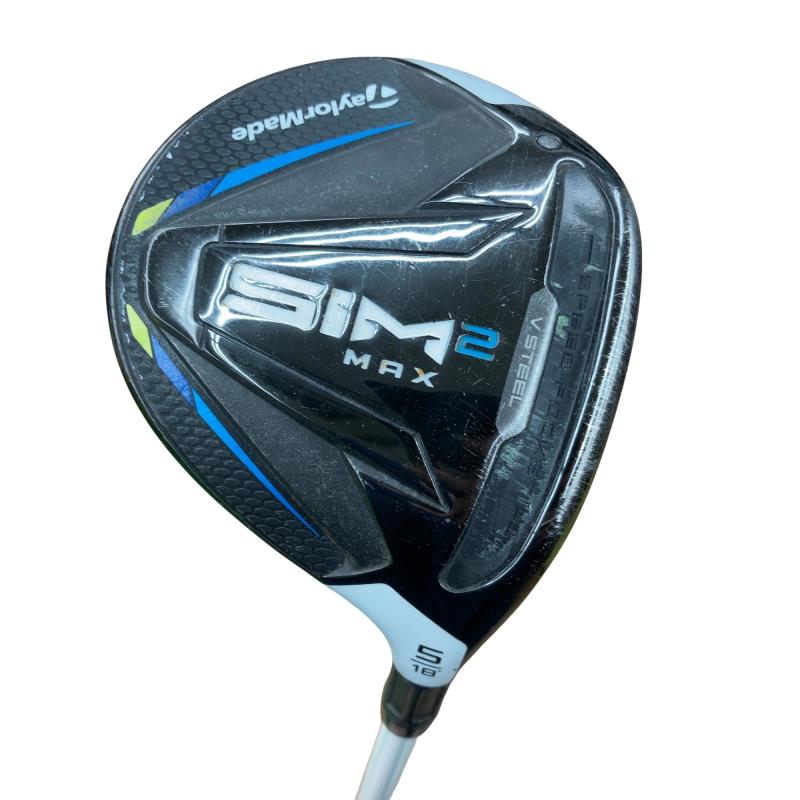 【中古】 テーラーメイド SIM2 MAX 5W フェアウェイウッド FW Tour AD HD-6 (フレックスS) メンズ 男性用 右利き 右用 Cランク ゴルフクラブ 19,084円