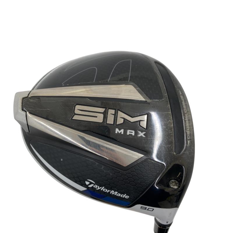 【中古】 テーラーメイド SIM MAX 9° ドライバー DR TENSEI BLUE TM50(DR) (フレックスS) メンズ 男性用 右利き 右用 Cランク ゴルフクラブ