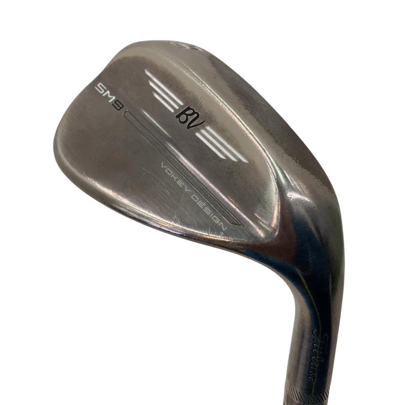 【中古】 タイトリスト VOKEY SPIN MILLED SM9 ブラッシュドスチール 56°/14°F ウェッジ WG 完全無欠特注立て坑 (フレックスS) メンズ 成人男性用 右利き 右用 D価値づける ゴルフ野球クラブ