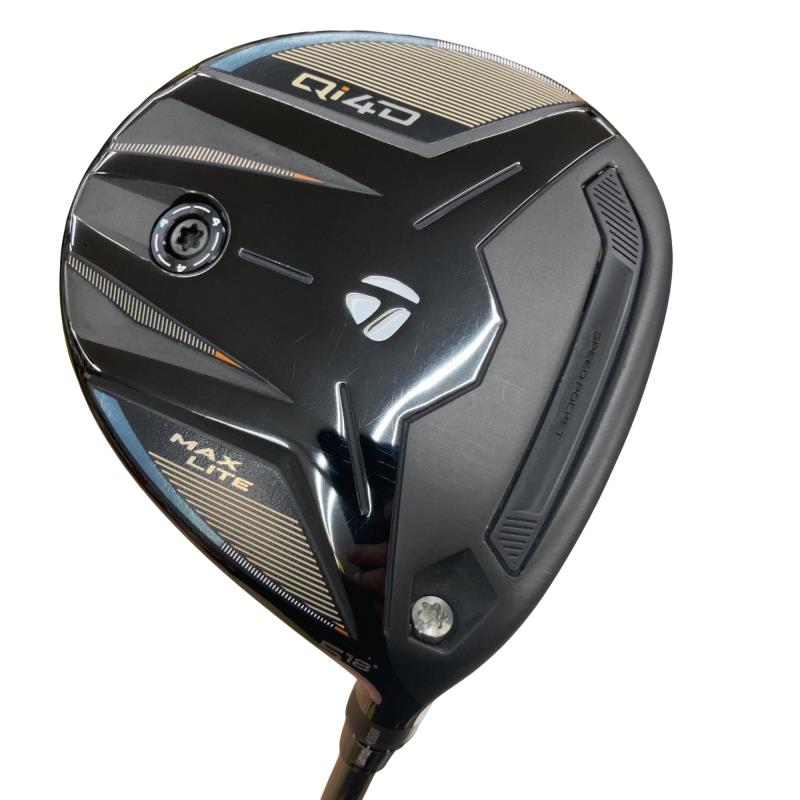 【中古】 テーラーメイド Qi4D MAX LITE 5W フェアウェイウッド FW REAX 45(Qi4D FW) (フレックスR) メンズ 男性用 右利き 右用 Bランク ゴルフクラブ