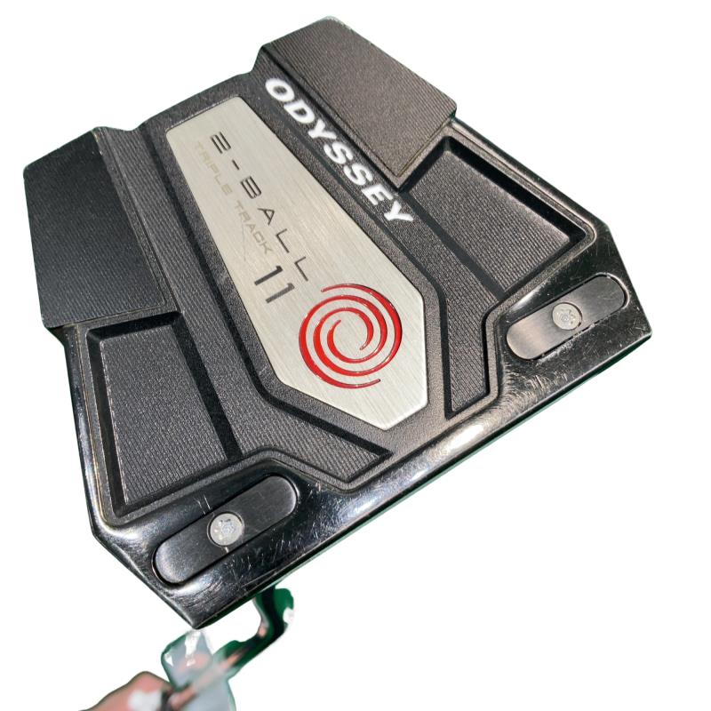 【中古】 オデッセイ 2-BALL ELEVEN TRIPLE TRACK(カスタム) パター PT 純正特注シャフト (フレックスその他) ユニセックス 共用 右利き 右用 Cランク ゴルフクラブ