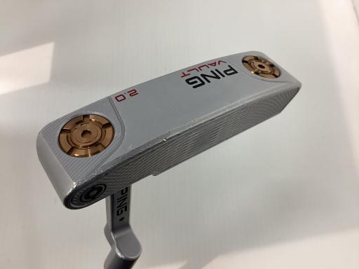 【中古】 ピン VAULT 2.0 DALE ANSER プラチナム(350g) 34インチ(PP61グリップ) パター PT スチール (フレックスその他) メンズ 男性用 右利き 右用 Cランク ゴルフクラブ