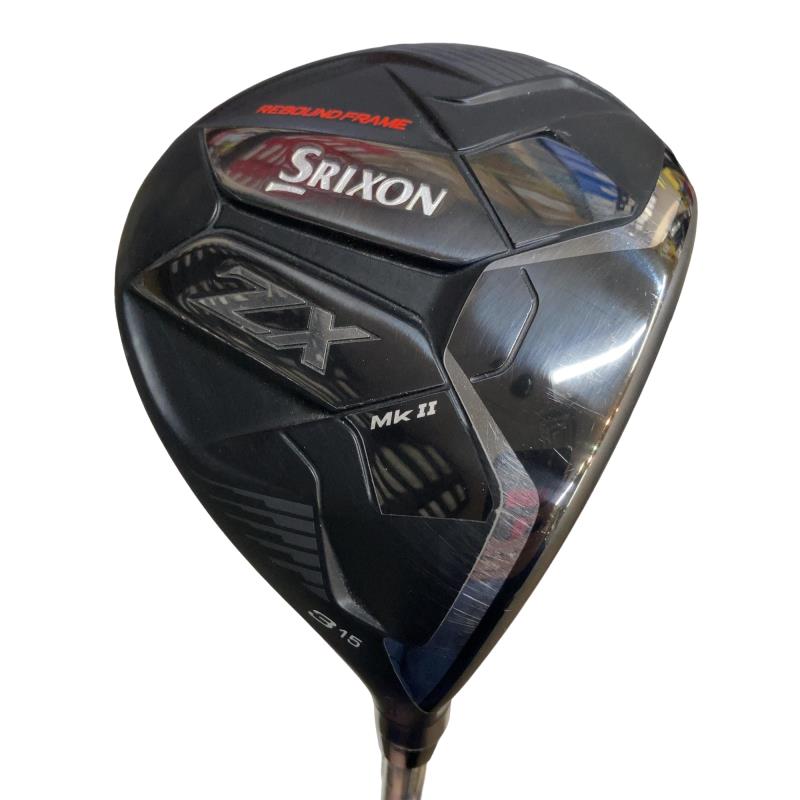 【中古】 ダンロップ SRIXON ZX Mk II 3W フェアウェイウッド FW 純正特注シャフト (フレックスS) メンズ 男性用 右利き 右用 Bランク ゴルフクラブ