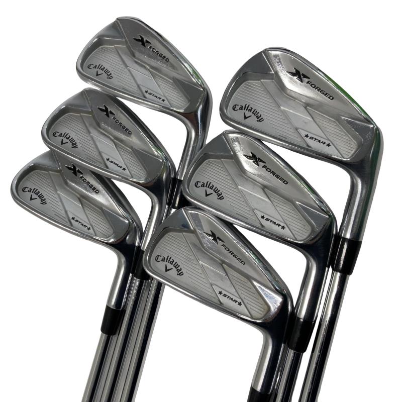 【中古】 キャロウェイ X FORGED STAR 6S アイアン書き割り IR NS PRO MODUS3 TOUR105 (フレックスS) メンズ 成人男性用 右利き 右用 C序列付ける ゴルフ野球クラブ