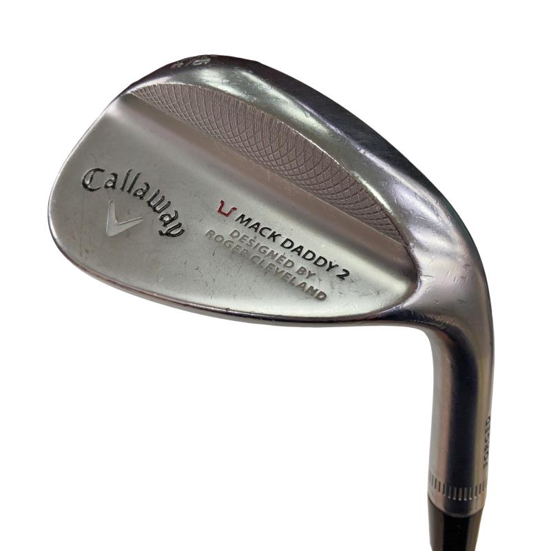 【中古】 キャロウェイ MACK DADDY 2 クロムメッキ 56°/14°C ウェッジ WG Dynamic Gold (フレックスS) メンズ 男性用 右利き 右用 Cランク ゴルフクラブ