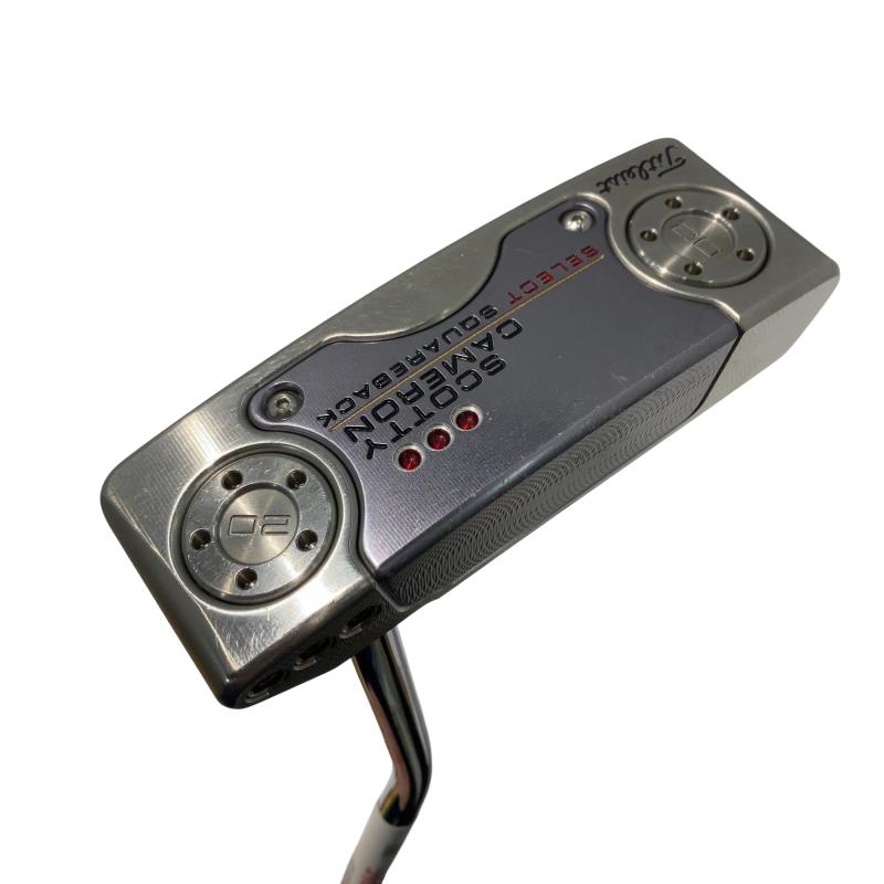 【中古】 タイトリスト SCOTTY CAMERON select SQUAREBACK(2018) 33in パター PT スチール写真 (フレックス余分の物) メンズ 成人男性用 右利き 右用 C序列付ける ゴルフ野球クラブ