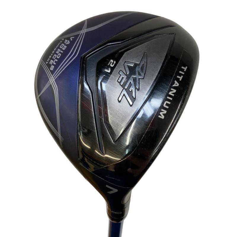 【中古】 つるや AXEL VF 7W フェアウェイウッド FW リシャフト (フレックスその他) メンズ 男性用 右利き 右用 Cランク ゴルフクラブ