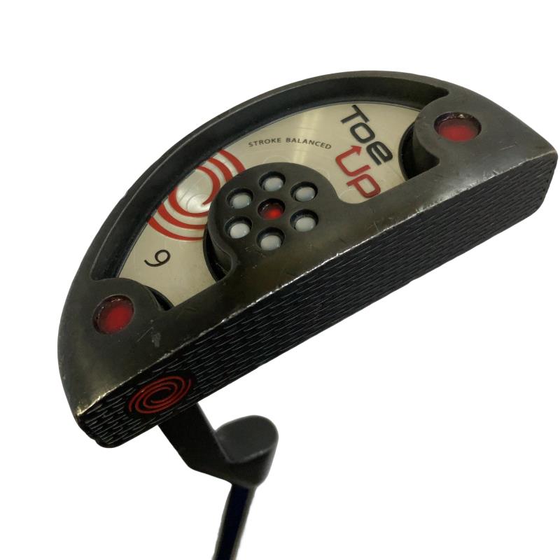【中古】 オデッセイ Toe Up #9 35in パター PT スチール写真 (フレックス余分の物) メンズ 成人男性用 右利き 右用 C位置づける ゴルフ野球クラブ
