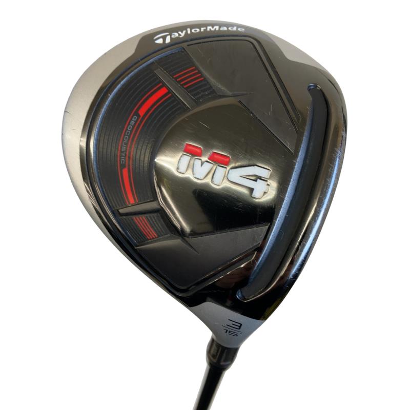 【中古】 テーラーメイド M4(2021) 3W フェアウェイウッド FW Fujikura ATMOS Red 6 (フレックスS) メンズ 男性用 右利き 右用 Cランク ゴルフクラブ