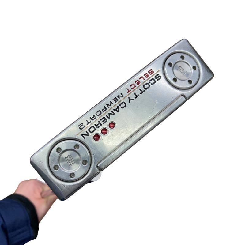 【中古】 タイトリスト SCOTTY CAMERON select NEWPORT 2(2018) 34in パター PT スチール写真 (フレックス余分の物) メンズ 成人男性用 右利き 右用 C位置づける ゴルフ野球クラブ