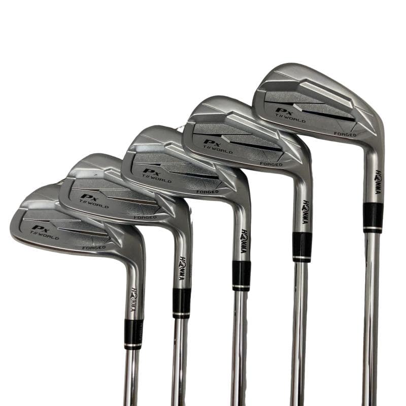【中古】 本間ゴルフ TOUR WORLD Px 5S アイアン書き割り IR 純然たる特注矢がら (フレックスS) メンズ 成人男性用 右利き 右用 C位置づける ゴルフ野球クラブ