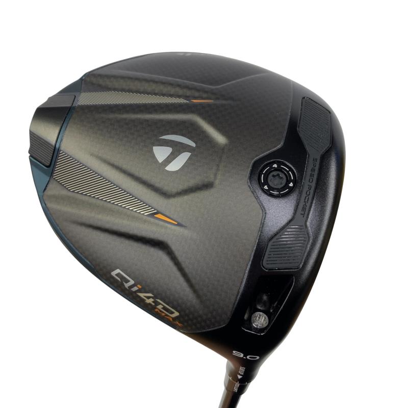 【中古】 テーラーメイド Qi4D MAX 9° ドライバー DR REAX HR50(Qi4D DR) (フレックスS) メンズ 男性用 右利き 右用 Aランク ゴルフクラブ