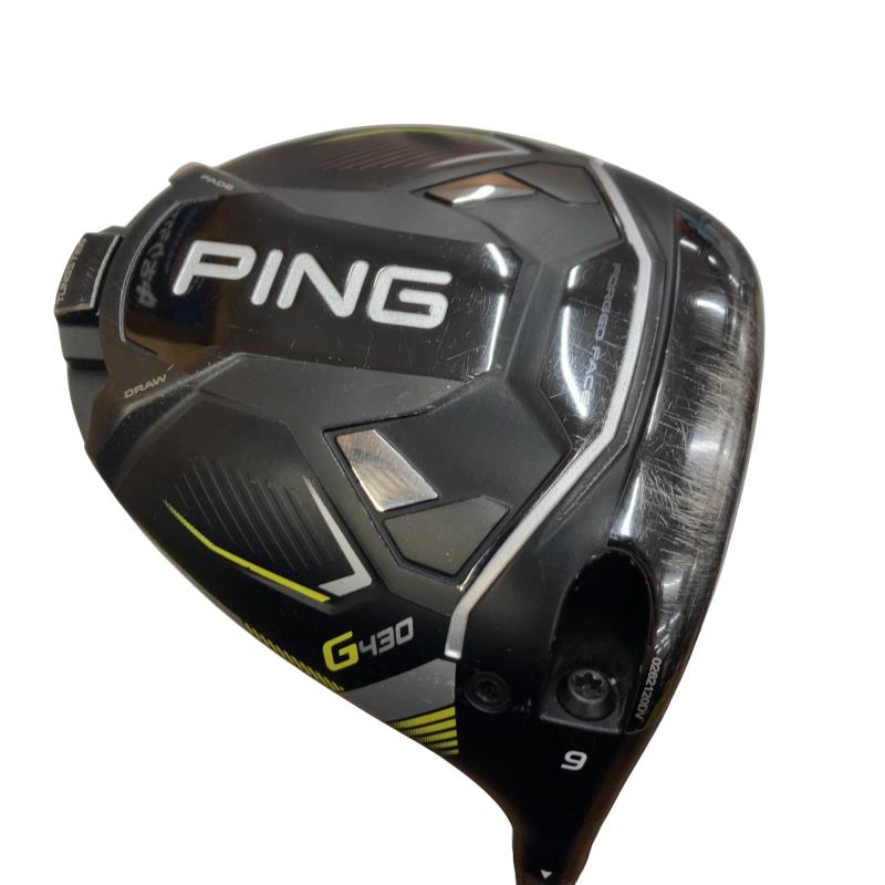 【中古】 ピン G430 MAX  9° １番ウッド DR ALTA J CB BLACK(DR) (フレックスS) メンズ 成人男性用 右利き 右用 C序列付ける ゴルフ野球クラブ