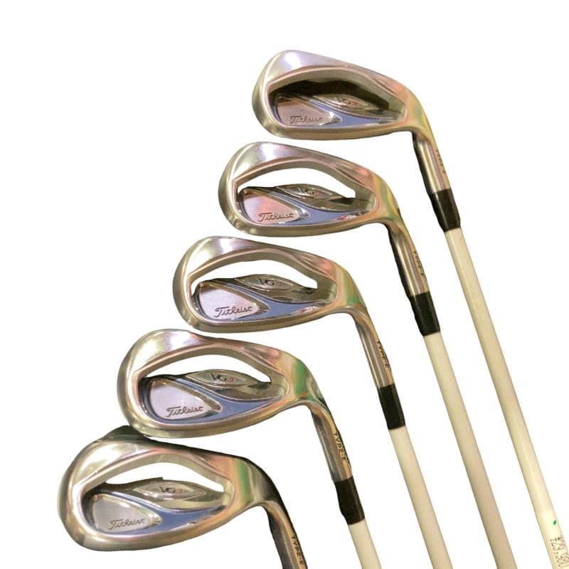 【中古】 タイトリスト Titleist VG3(2014) TYPE-E 5S レディース アイアンセット IR Titleist VGi40(2014) (フレックスL) レディース 女性用 右利き 右用 Cランク ゴルフクラブ