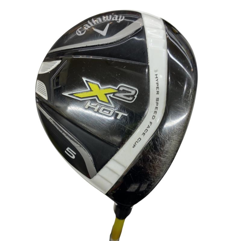 【中古】 キャロウェイ X2 HOT  5W フェアウェイウッド FW Tour AD MT-6 (フレックスS) メンズ 成人男性用 右利き 右用 D価値づける ゴルフ野球クラブ