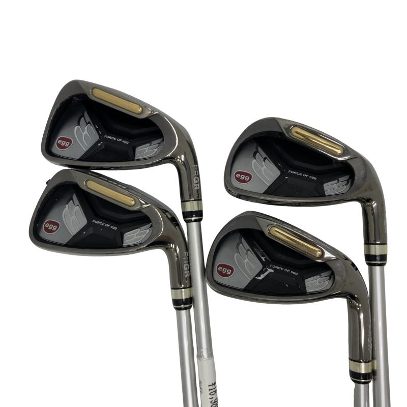 【中古】 プロギア egg(2013) 4S アイアンセット IR NS PRO FORCE OF egg (フレックスR) メンズ 男性用 右利き 右用 Cランク ゴルフクラブ