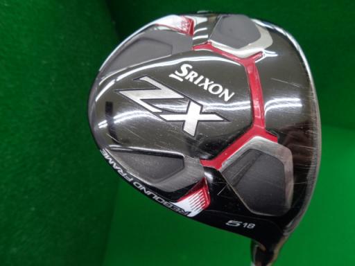 【中古】 ダンロップ SRIXON ZX F 5W フェアウェイウッド FW 純然たる特注矢がら (フレックスR) メンズ 成人男性用 右利き 右用 C位置づける ゴルフ野球クラブ