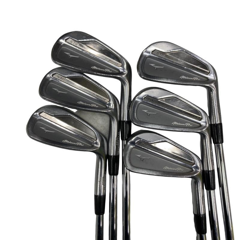 【中古】 ミズノ Mizuno Pro 518 6S アイアン書き割り IR 純然たる特注矢がら (フレックスS) メンズ 成人男性用 右利き 右用 C位置づける ゴルフ野球クラブ