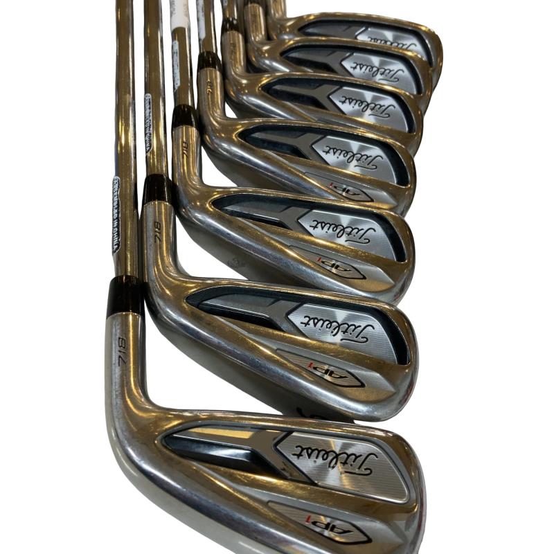 【中古】 タイトリスト Titleist AP1 718 8S アイアンセット IR 純正特注シャフト (フレックスR) メンズ 男性用 右利き 右用 Cランク ゴルフクラブ
