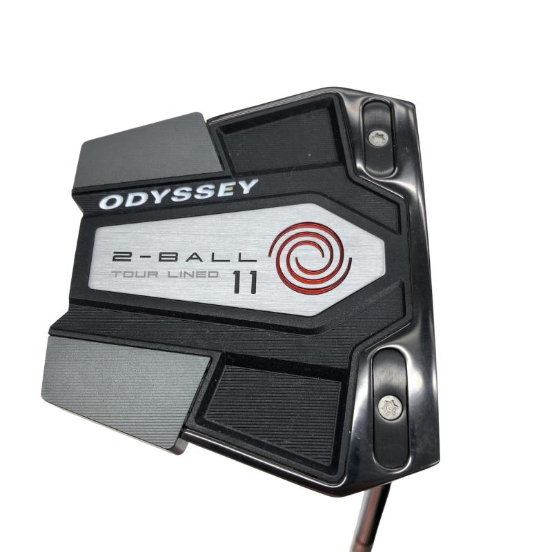 【中古】 オデッセイ 2-BALL ELEVEN TOUR LINED 34インチ パター PT STROKE LAB RED (フレックスその他) メンズ 男性用 右利き 右用 Bランク ゴルフクラブ