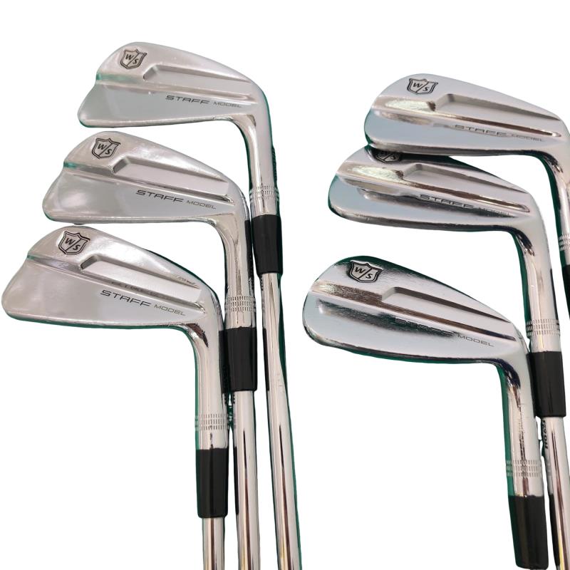 【中古】 ウィルソン Wilson staff STAFF MODEL BLADE 6S USA アイアン書き割り IR Dynamic Gold (フレックスS) メンズ 成人男性用 右利き 右用 C位置づける ゴルフ野球クラブ