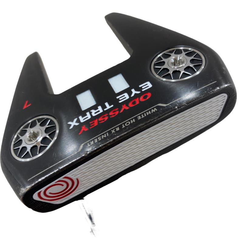 【中古】 オデッセイ EYE TRAX #7 34in パター PT スチール写真 (フレックス余分の物) メンズ 成人男性用 右利き 右用 C位置づける ゴルフ野球クラブ