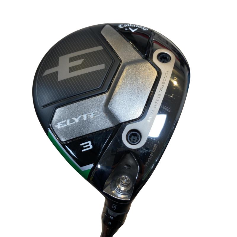 【中古】 キャロウェイ ELYTE  3W フェアウェイウッド FW VENTUS GREEN 50 for CW(ELYTE FW) (フレックスSR) メンズ 男性用 右利き 右用 Cランク ゴルフクラブ
