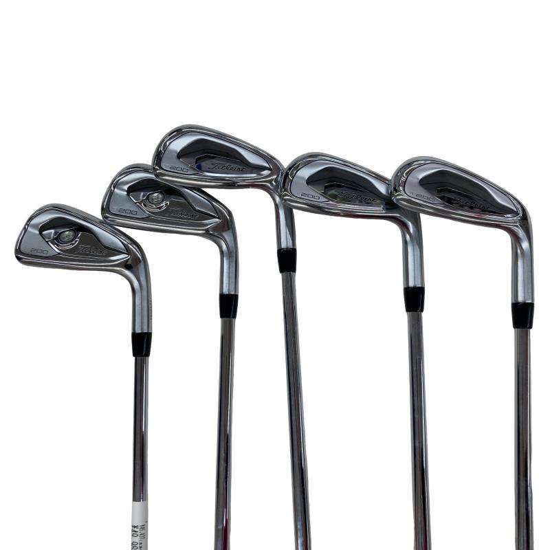 【中古】 タイトリスト Titleist T200 5S アイアンセット IR 純正特注シャフト (フレックスS) メンズ 男性用 右利き 右用 Cランク ゴルフクラブ