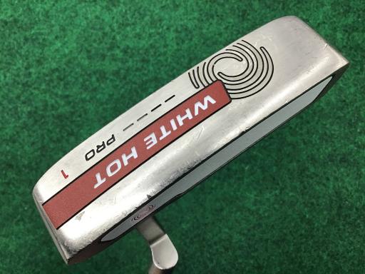 【中古】 オデッセイ WHITE HOT PRO #1 2.0 34in パター PT スチール写真 (フレックス余分の物) メンズ 成人男性用 右利き 右用 C位置づける ゴルフ野球クラブ