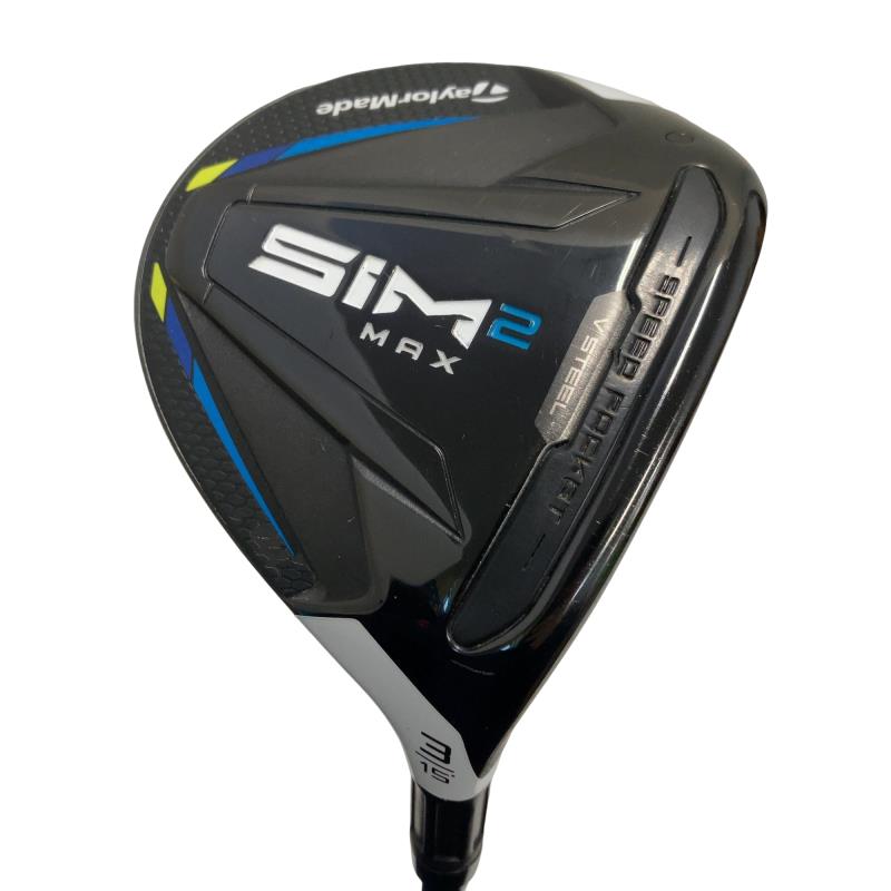 【中古】 テーラーメイド SIM2 MAX 3W フェアウェイウッド FW TENSEI BLUE TM50(SIM2 FW) (フレックスR) メンズ 男性用 右利き 右用 Cランク ゴルフクラブ
