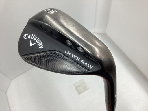 【中古】 キャロウェイ JAWS RAW ブラック 58°/08°Z ウェッジ WG Dynamic Gold (フレックスS) メンズ 男性用 右利き 右用 Cランク ゴルフクラブ