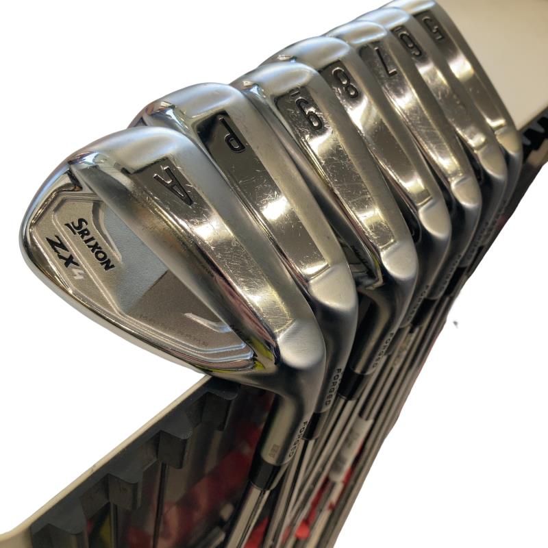 【中古】 ダンロップ SRIXON ZX4 Mk II 8S アイアンセット IR KBS TOUR LITE (フレックスS) メンズ 男性用 右利き 右用 Cランク ゴルフクラブ｜ゴルフパートナー 中古クラブ店