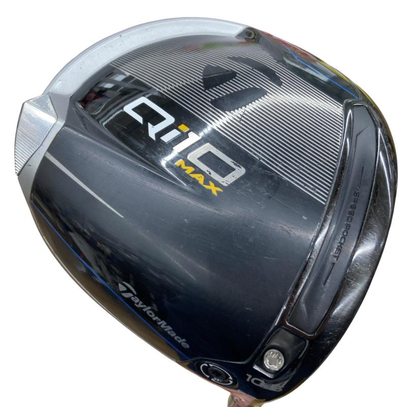 【中古】 テーラーメイド Qi10 MAX 10.5° ドライバー DR Diamana BLUE TM50(Qi10 DR) (フレックスSR) メンズ 男性用 右利き 右用 Dランク ゴルフクラブ
