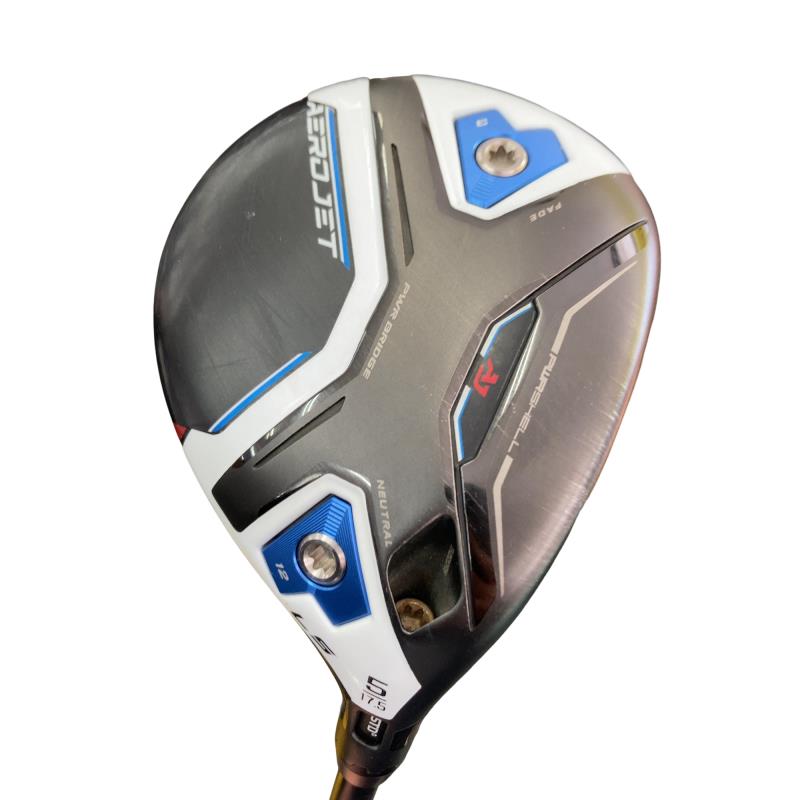 【中古】 コブラ cobra AEROJET LS 5W フェアウェイウッド FW Tour AD for Cobra(AEROJET FW) (フレックスSR) メンズ 男性用 右利き 右用 Cランク ゴルフクラブ
