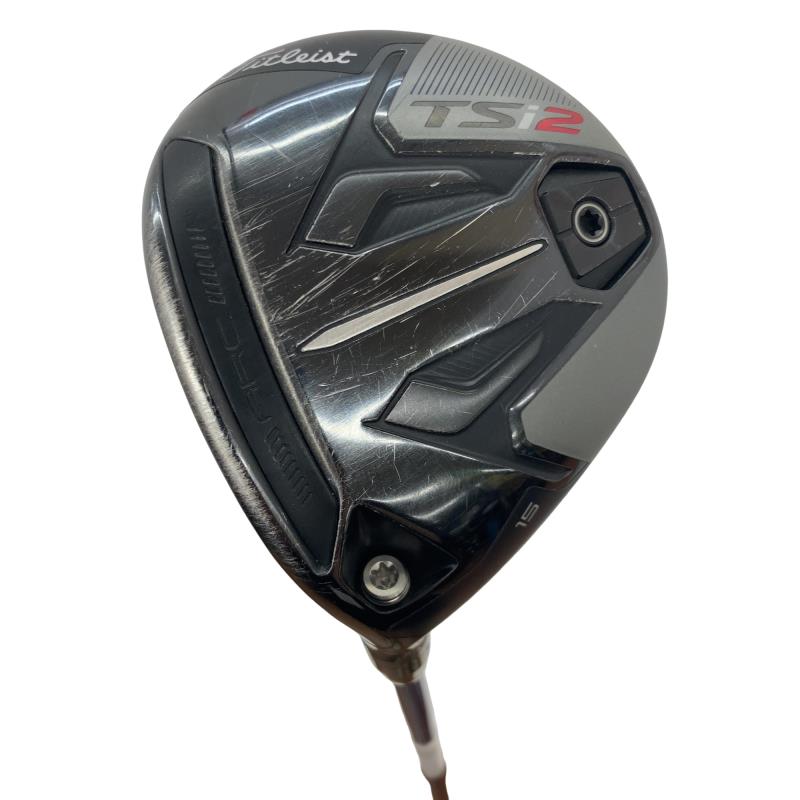 【中古】 タイトリスト TSi2 15° レフティ フェアウェイウッド FW 完全無欠特注立て坑 (フレックスS) メンズ 成人男性用 左ぎっちょ レフティ 左用 C序列付ける ゴルフ野球クラブ