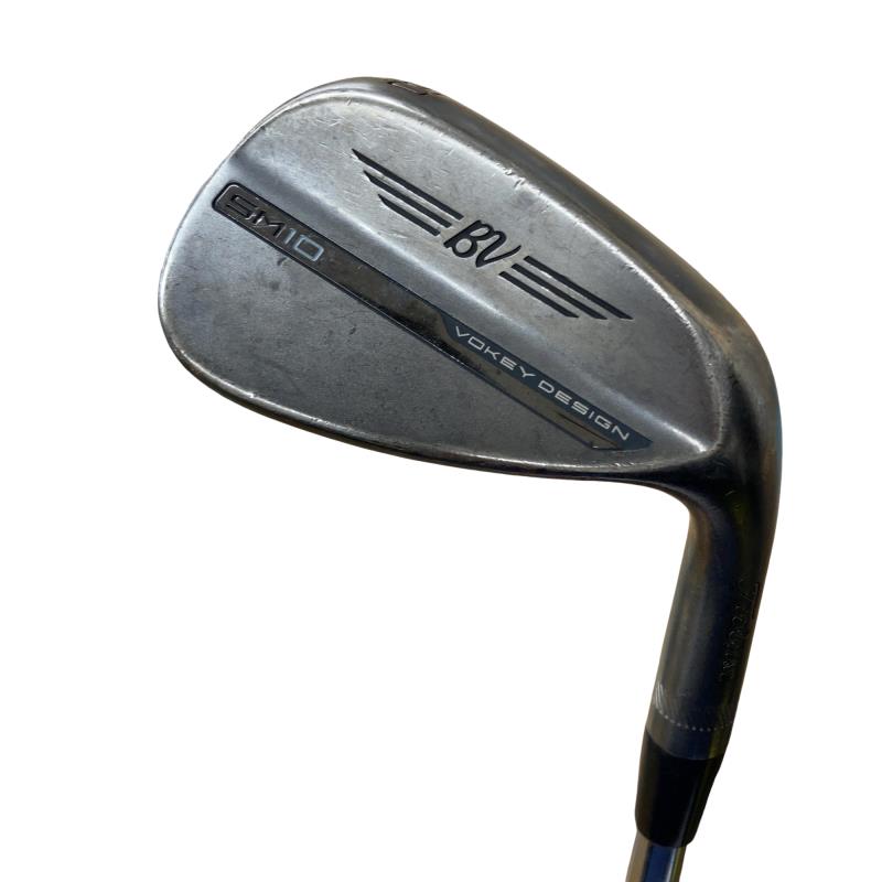 【中古】 タイトリスト VOKEY SPIN MILLED SM10 ニッケル 50°/12°F ウェッジ WG 純正特注シャフト (フレックスS) メンズ 男性用 右利き 右用 Cランク ゴルフクラブ